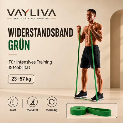 VAYLIVA Widerstandsband – dein ganzes Training in einem Band